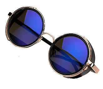 Blue Mirrored Sunglasses: Sale up to −30%