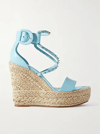 Michael Kors Berkley Rhinestone Embellished Espadrille Wedge Sandals |  Dillard's