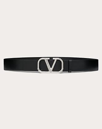 VLOGO SIGNATURE CALFSKIN BELT WITH PONY ANIMALIER EFFECT 30 MM