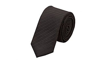 Étroit Cravate de Fabio Farini en noir 3cm Largeur 