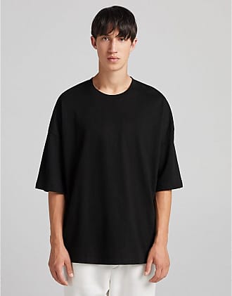 Bershka T-Shirt Rabatt 88 % Schwarz L HERREN Hemden & T-Shirts Elegant 