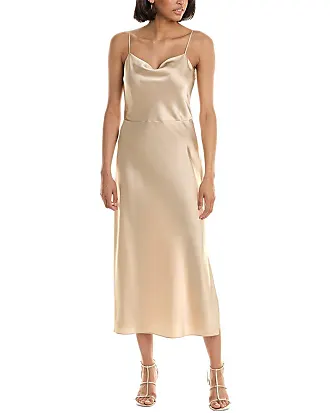 Vince Square offers Neck Satin Tank Dress, Petal Still