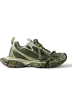 Green fashion balenciaga trainers