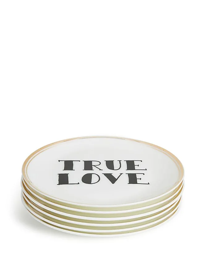 Vergleiche Preise Für Bitossi Home Set Aus Sechs True Love Tellern 