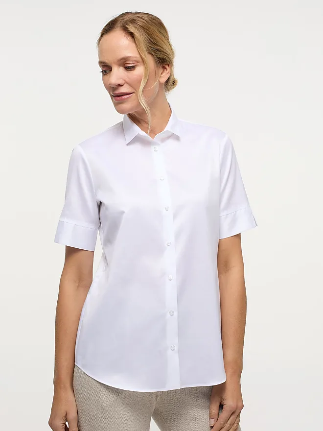 34, Eterna Vergleiche Preise | Hemdblusen REGULAR weiß Gr. - Damen Blusen Hemdbluse für ETERNA FIT Stylight