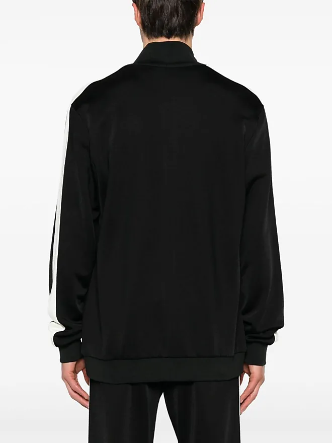 Compare prices for Alexander McQueen embroidered-logo contrast-panel ...