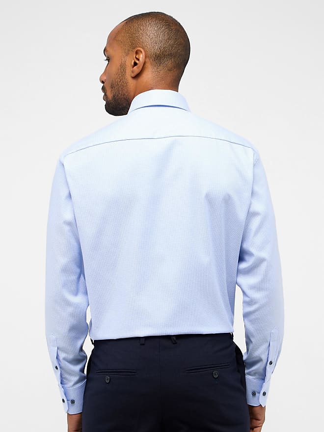 Vergleiche Preise für Langarmhemd ETERNA COMFORT FIT Gr. 40, Normalgrößen,  blau (hellblau) Herren Hemden Langarm - Eterna | Stylight