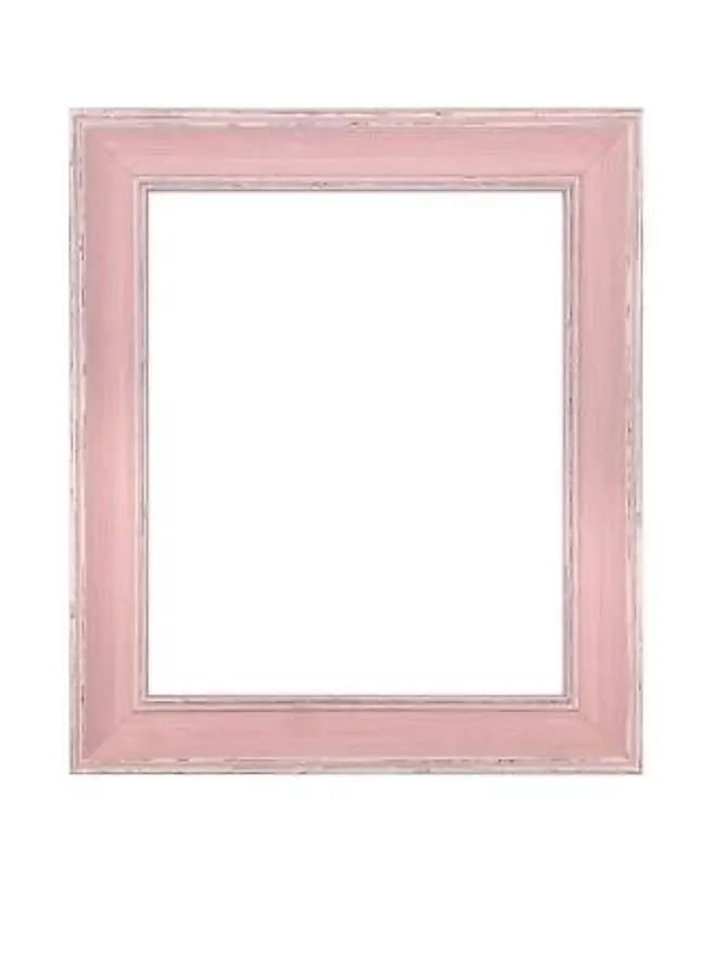 11 x 14 In stock ready to ship, Shabby Chic Picture frame,DISTRESSED fashion PINK, vintage picture frame,canvas frame,photo frame,