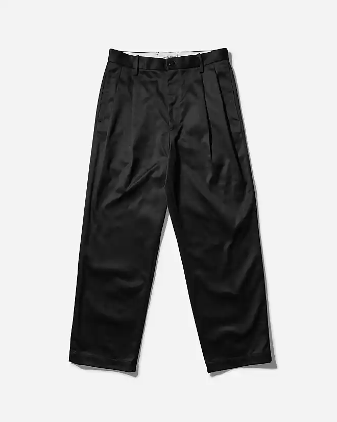 Wacko Maria Men s Double Pleated Chino Trousers Black ab 238,00 € - auf  Stylight