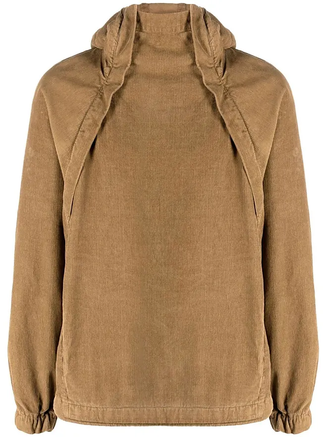 RANRA side-zip corduroy hoodie - Brown from £419.00 - on Stylight