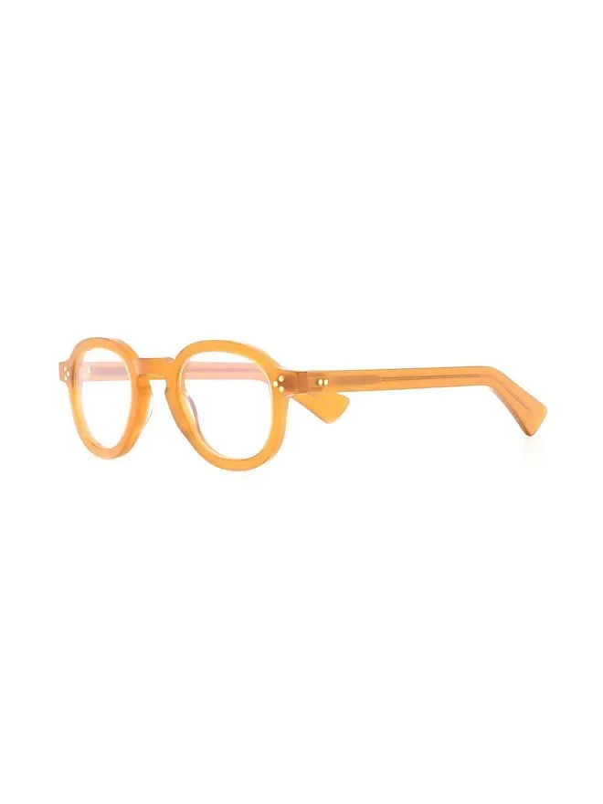 Lunette fashion ronde orange