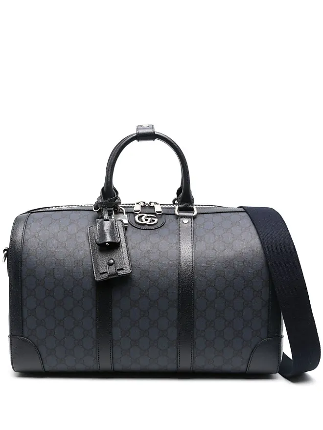 Blue shops gucci duffle bag