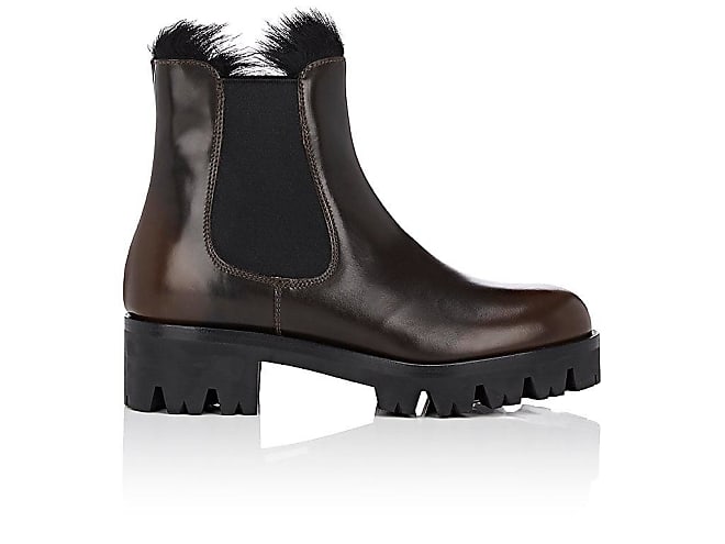 Elevated Style: Barneys Prada Lug Sole Boot