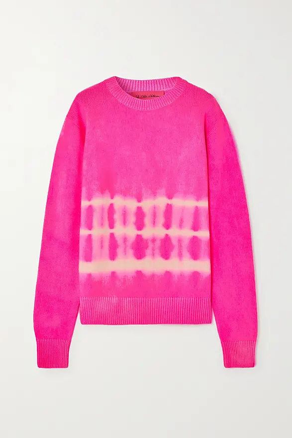 Compare Prices for Vision Tie-dyed Cashmere Sweater - Pink - The Elder ...