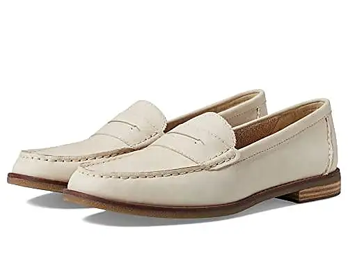 Compare Prices for Womens Seaport Penny Loafer, Ivory, 9.5 M US ...
