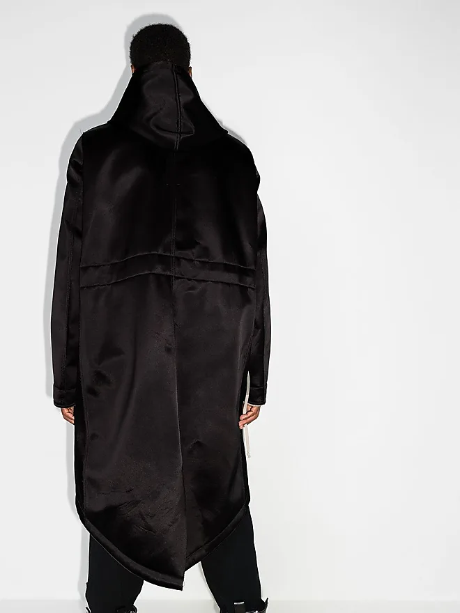 Rick Owens Bauhaus Fishtail oversized coat - Black from £1,404.00 - on  Stylight