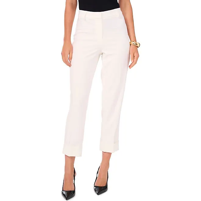 Compare Prices for Cuff Crop Pants in Z/dnunew Ivory at Nordstrom, Size ...