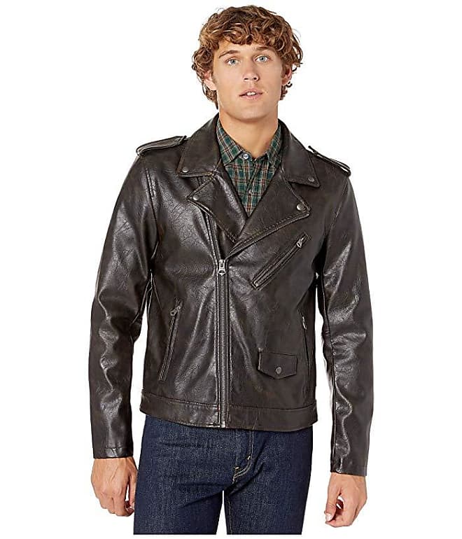 ronver leather biker jacket