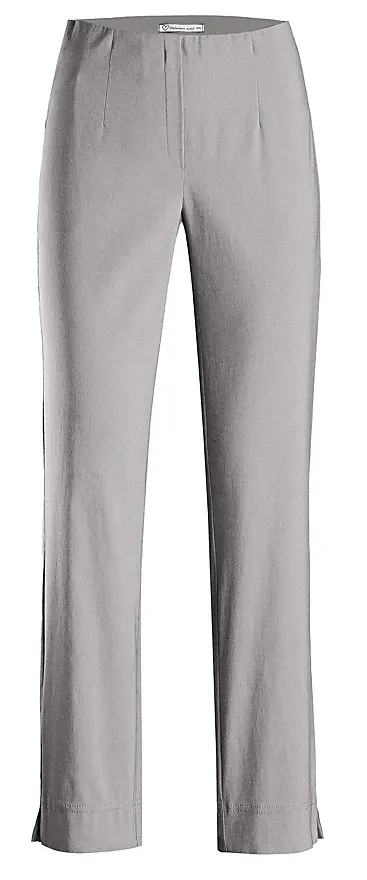 Vergleiche Preise für INA-740, bequeme,stretchige Damenhose-bitte  mindestens 1 Nummer kleiner bestellen, Größe:34, Farbe:Silber - Stehmann |  Stylight