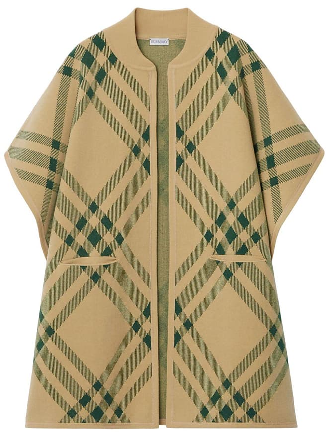 Burberry reversible check wool coat - Neutrals