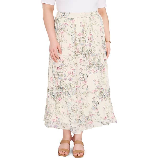 Compare Prices for Breezy Dandelion Tiered Ruffle Skirt in New Ivory at ...