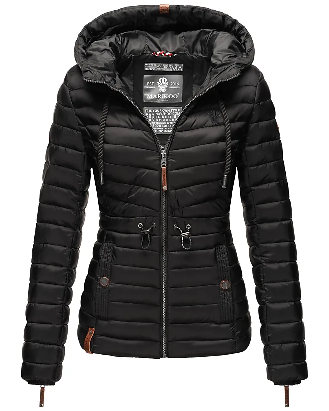 Vergleiche Preise für Damen Übergangsjacke leichte Stepp-Jacke mit Kapuze  Aniyaa Pink Gr. M - Marikoo | Stylight | Jacken