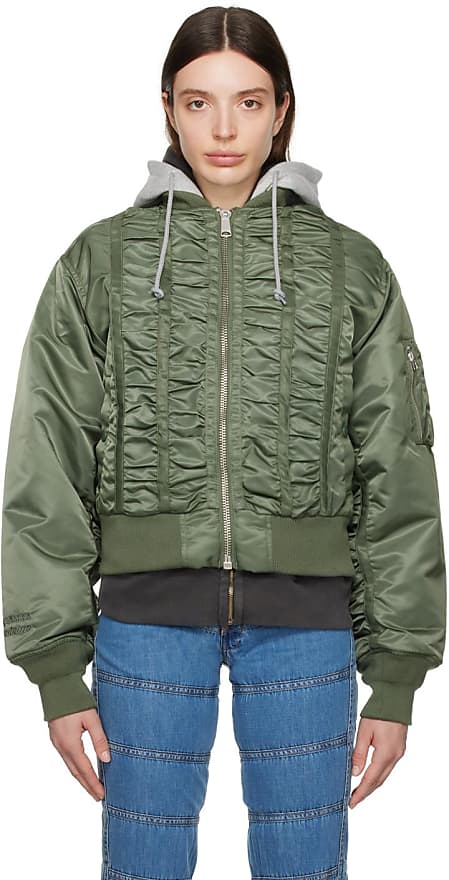 Compare Prices for Green Alpha Industries Edition MA-1 Bomber Jacket ...