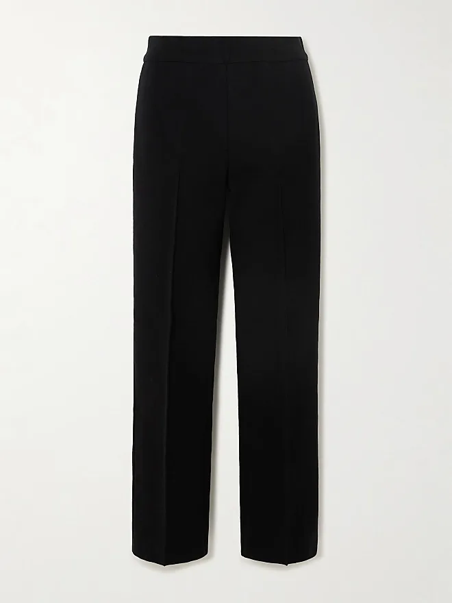 Compare Prices for Jules Stretch-cotton Jacquard Straight-leg Pants ...