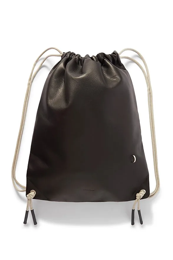 Compare prices for Rick Owens Embellished Full-Grain Leather Backpack ...