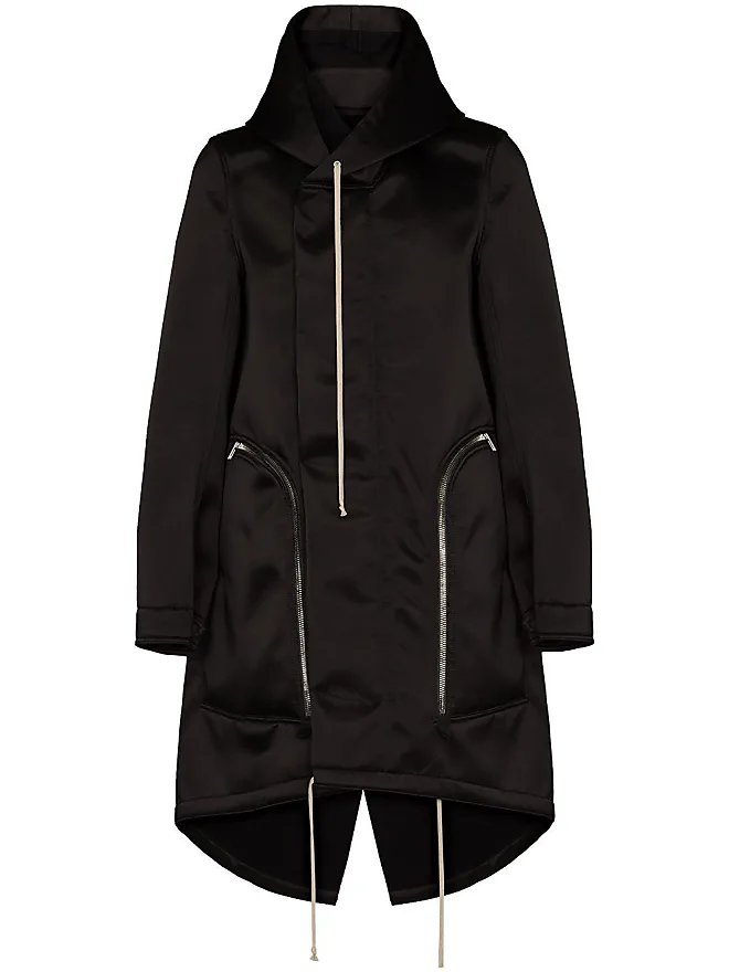 Rick Owens Bauhaus Fishtail oversized coat - Black from £1,404.00 - on  Stylight