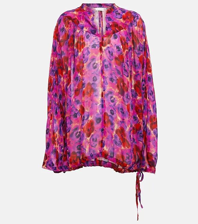 Compare Prices for Printed georgette blouse - Dries Van Noten | Stylight