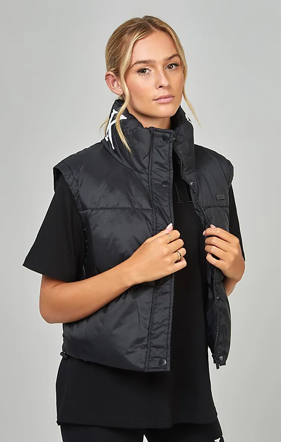 Compare Prices for Womens Black Cropped Gilet S - Siksilk | Stylight