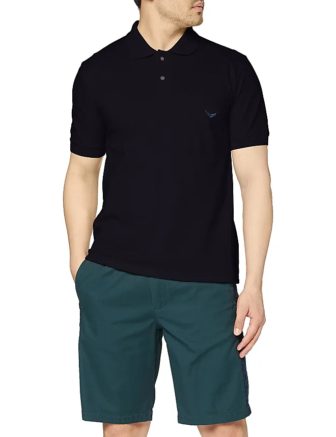 Vergleiche Preise für Herren 046), X-Large Poloshirt, - Trigema Blau | Stylight (Navy