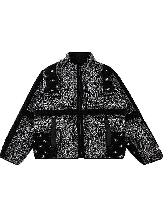 Compare Prices for reversible bandana fleece jacket - men - Cotton - M -  Black - SUPREME | Stylight