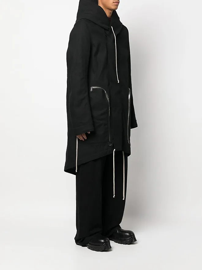 Compare prices for Rick Owens Bauhaus fishtail parka - Black | Stylight