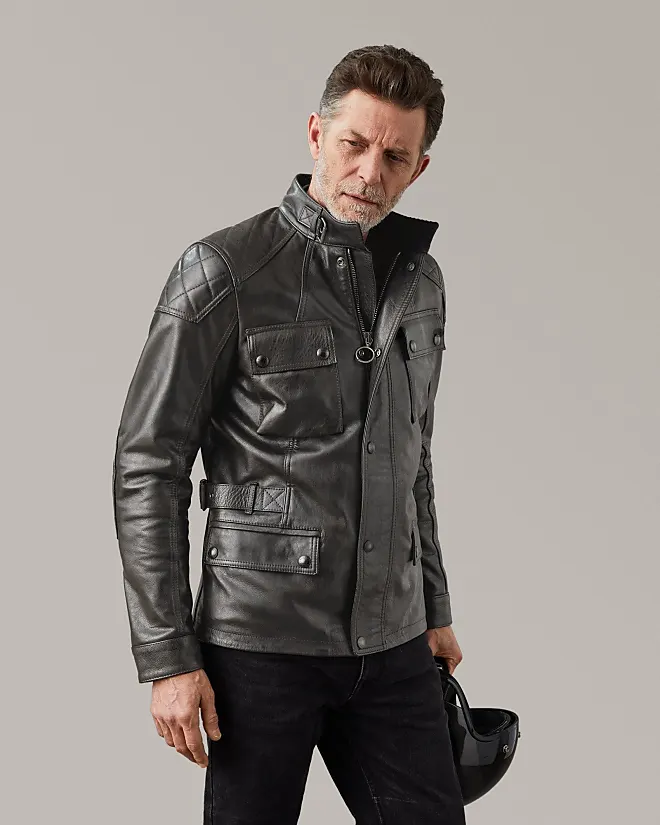 Compare prices for Belstaff Belstaff Turner Motorcycle Jacket Mens Hand  Waxed Leather Antique Black Size 4XL | Stylight