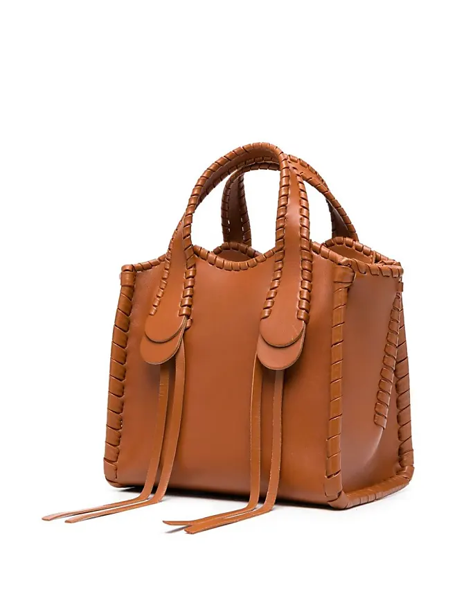 Compare prices for Chloé small Mony tote bag - Brown | Stylight