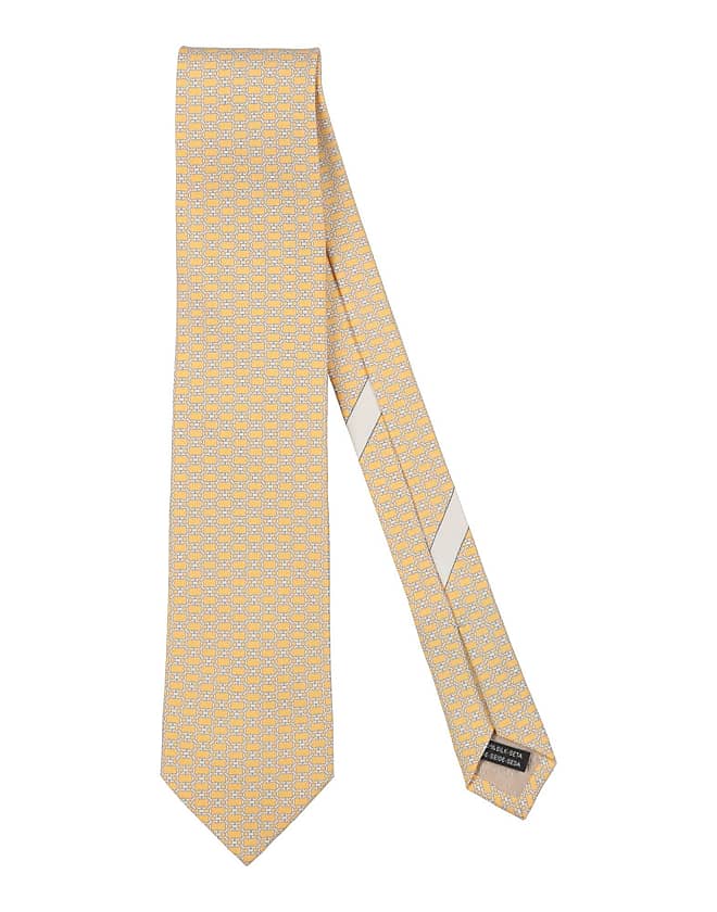 Compare prices for Ferragamo Ties & bow ties Yellow- | Stylight