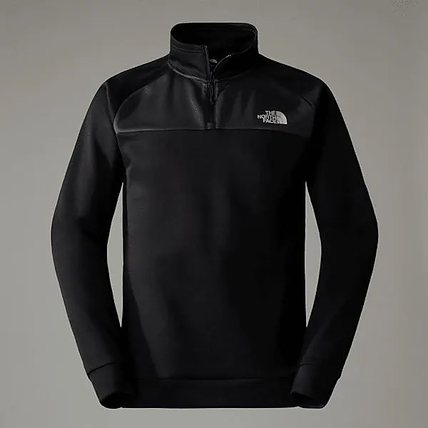 The North Face Sweat À Col Zippé Reaxion Pour Homme Tnf Black-asphalt ...