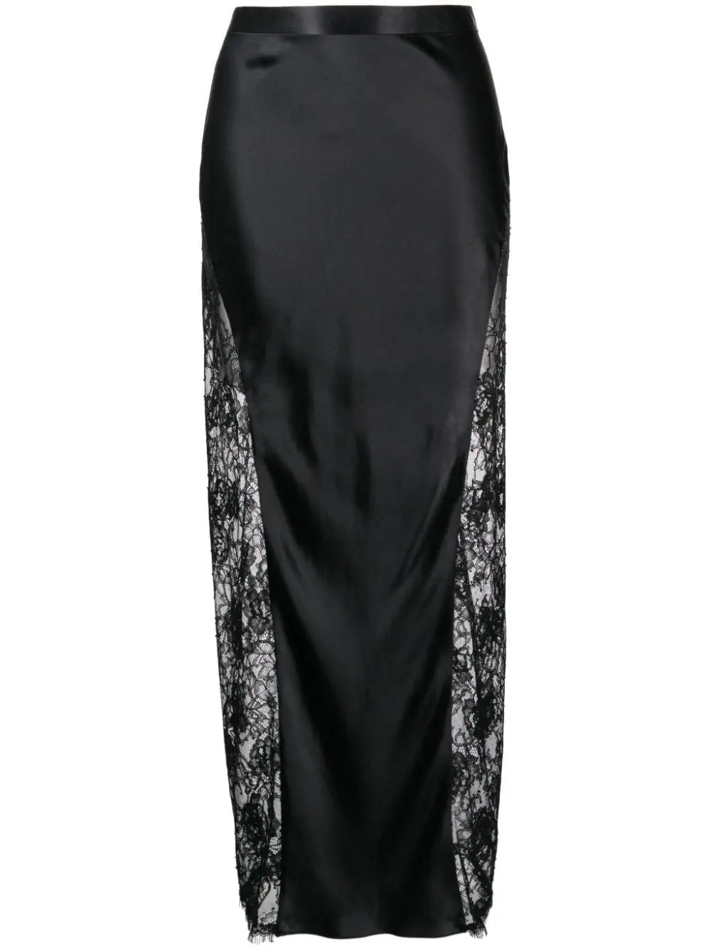 Fleur Du Mal thigh-high slit skirt - Black