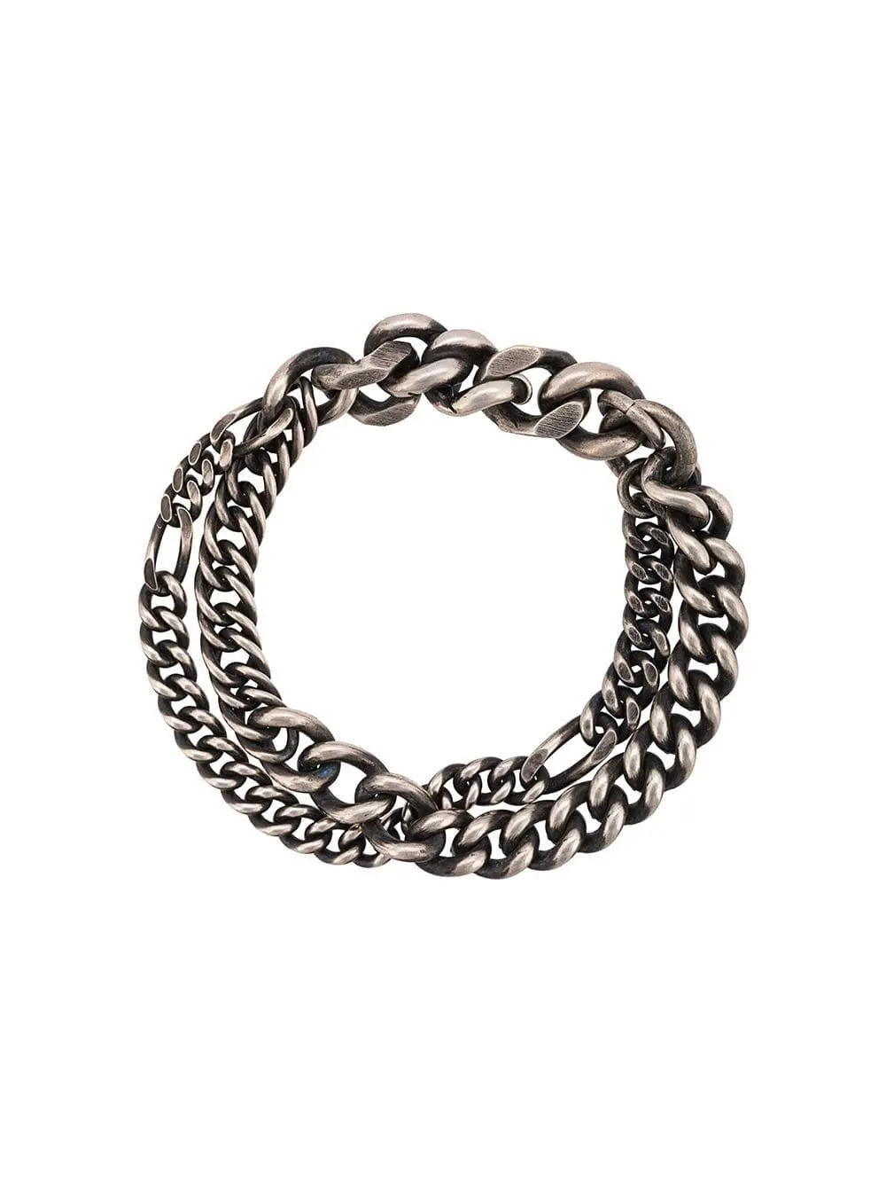 Compare prices for Werkstatt München double chain bracelet - Silver |  Stylight