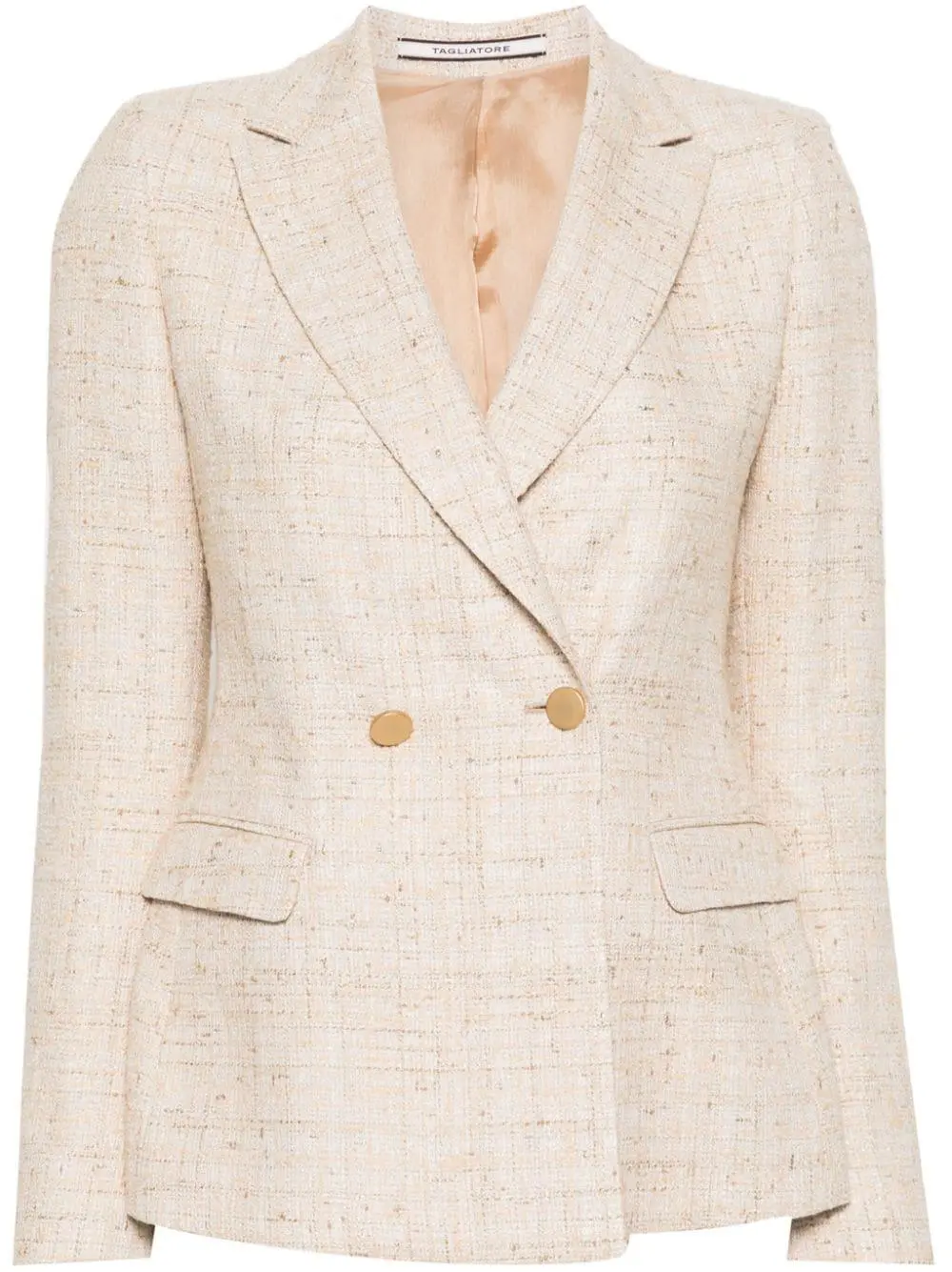 Tagliatore double-breasted wool blazer - Neutrals